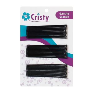GANCHO PARA CABELLO GRANDE CARTON X 30