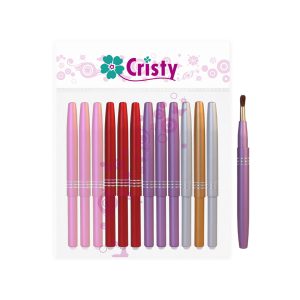 PINCEL LABIOS RETRACTIL X 12